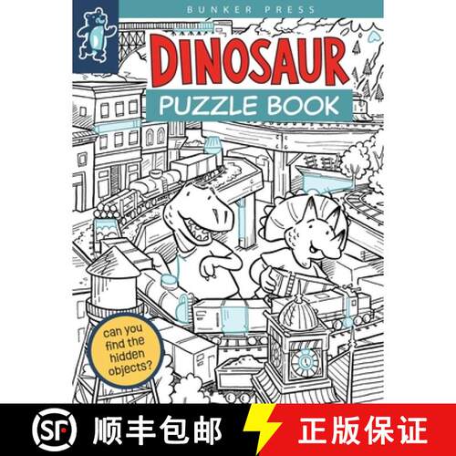 【3-4周达】Bunker Press Dinosaur Puzzle Book [9780578385945]