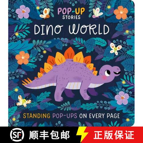 【3-4周达】Pop-Up Stories: Dino World: With Standing Pop-Ups on Every Page [9781836504559]