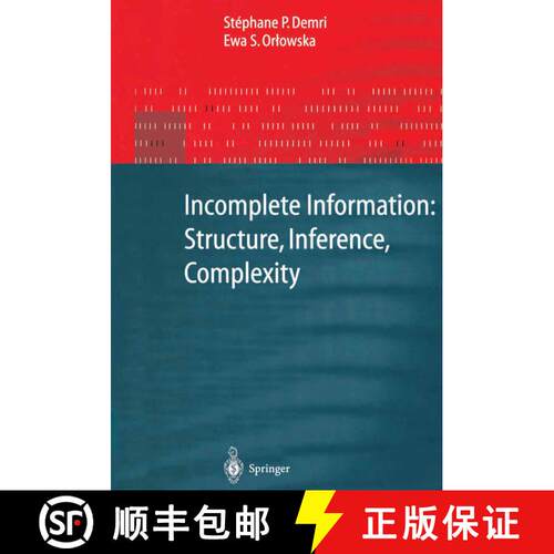 【3-4周达】Incomplete Information: Structure, Inference, Complexity [9783642075407]