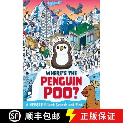 【3-4周达】Where's the Penguin Poo?: A Brrrr-illiant Search and Find [9781408366288]