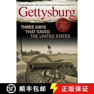 United 9781497103269 Gettysburg That Saved Days 3周达 Three States the