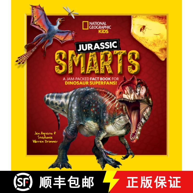 【3-4周达】Jurassic Smarts: A Jam-Packed Fact Book for Dinosaur Superfans! [9781426373749]