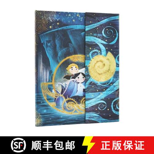 【3-4周达】Paperblanks Song of the Sea Irish Folklore Trilogy Hardcover Journals Ultra Unlined Wrap 1... [9781439799635]