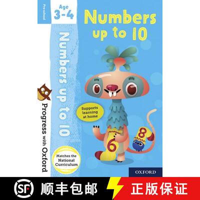 【2-3周达】Progress with Oxford: Progress with Oxford: Numbers Age 3-4 - Prepare for School with Esse... [9780192765420]
