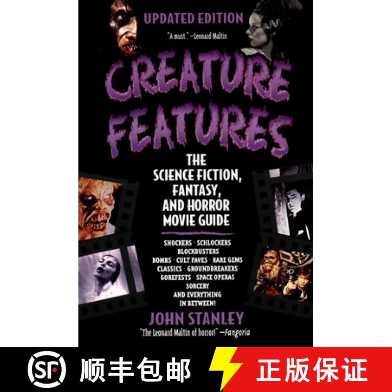 【3-4周达】Creature Features: The Science Fiction, Fantasy, and Horror Movie Guide [9780425175170]