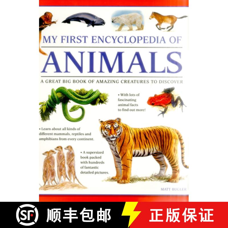 【3-4周达】My First Encyclopedia of Animals (giant Size): A First Encyclopedia with Supersize Pictures [9781861478221]