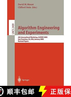 【3-4周达】Algorithm Engineering and Experiments : 4th International Workshop, ALENEX 2002, San Franc... [9783540439776]