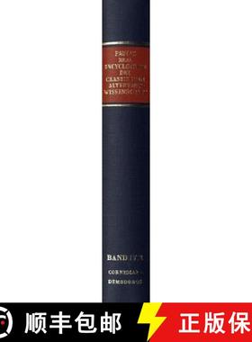 【3-4周达】Realencyclopädie Der Classischen Altertumswissenschaft: Erste Reihe.Band IV, 2: Corniscae... [9783476010148]