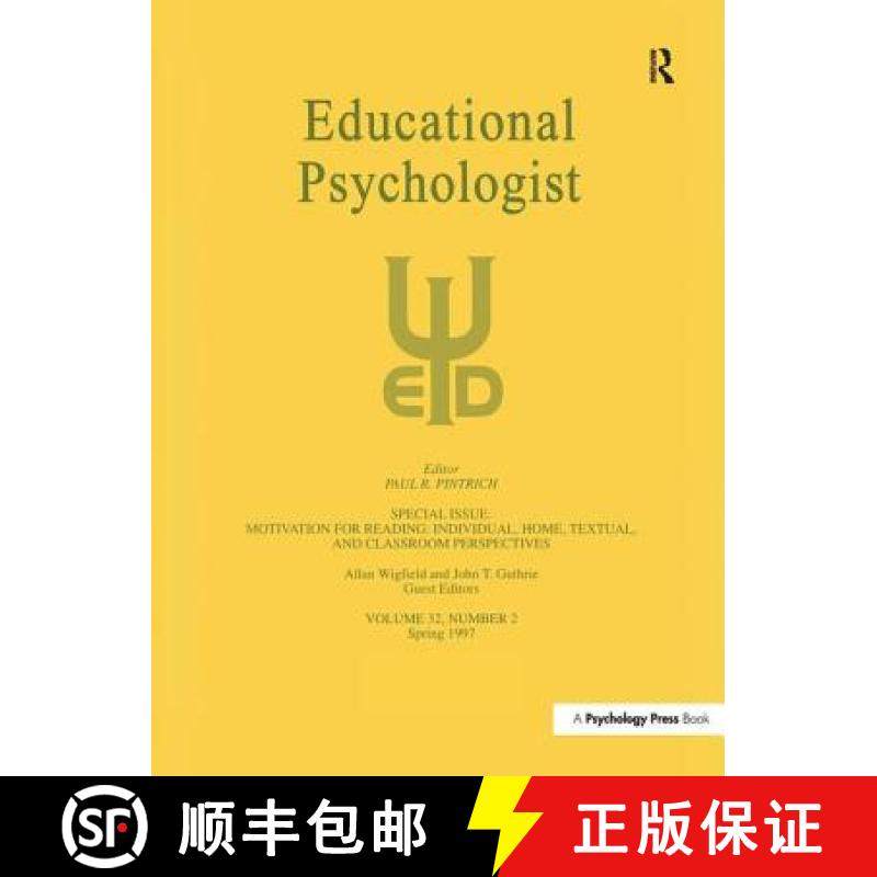 【3-4周达】Motivation for Reading: Individual, Home, Textual, and Classroom Perspectives: A Special I... [9781138161184]