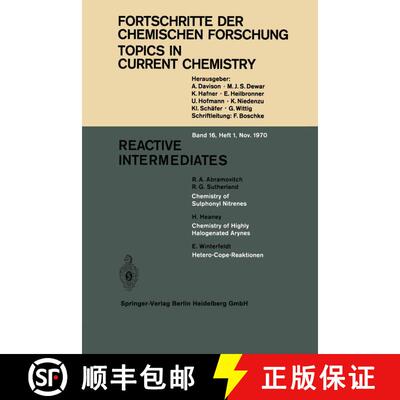 【3-4周达】Reactive Intermediates [9783540051039]