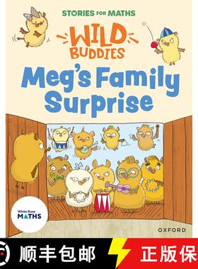 【3-4周达】Stories for Maths: EYFS: Meg's Family Surprise (Building 9 and 10) [9781382057844]