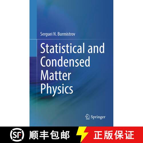 【3-4周达】精装 Statistical and Condensed Matter Physics [9789819790715]