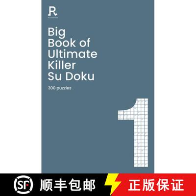 【3-4周达】Big Book of Ultimate Killer Su Doku Book 1: a bumper deadly killer sudoku book for adults ... [9781913602093]