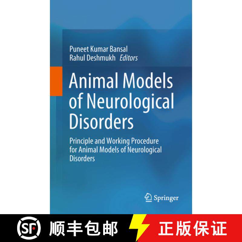 【3-4周达】Animal Models of Neurological Disorders: Principle and Working Procedure for Animal Models... [9789811059803]