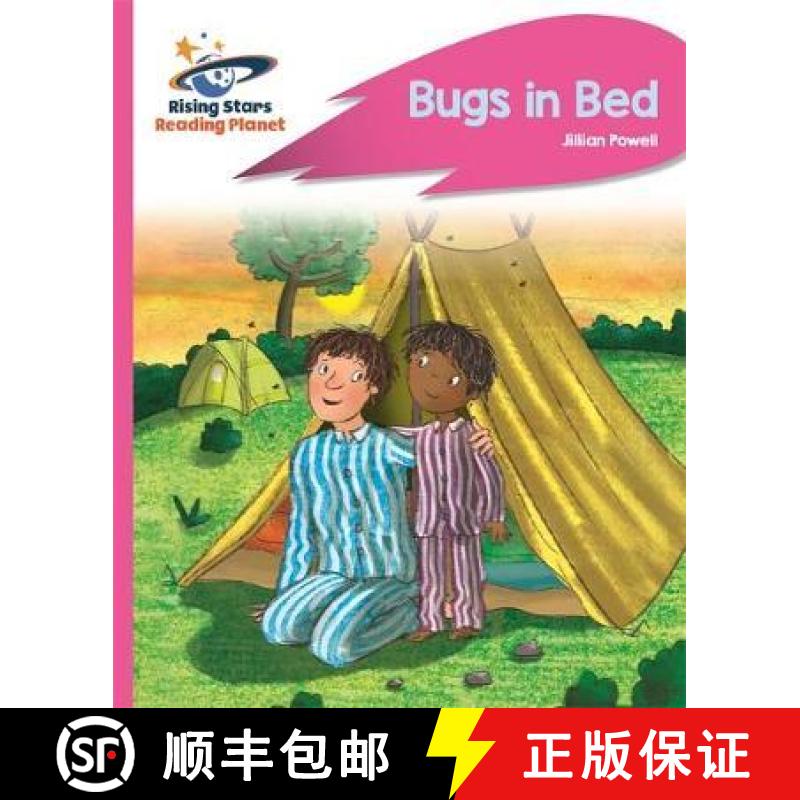 【3-4周达】Reading Planet - Bugs in Bed - Pink B: Rocket Phonics [9781510432819]