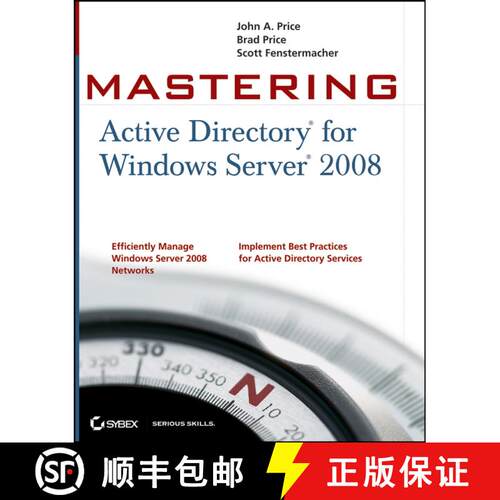 【3-4周达】Mastering Active Directory For Windows Server 2008 [Wiley计算机] [9780470249833]