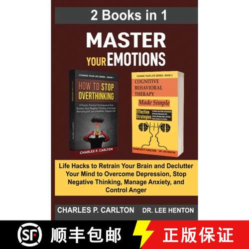 【3-4周达】Master Your Emotions (2 Books in 1): Life Hacks to Retrain Your Brain and Declutter Your M... [9781952597183]
