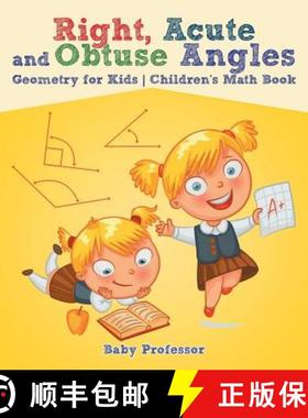 【3-4周达】Right, Acute and Obtuse Angles - Geometry for Kids | Children's Math Book [9781541904279]