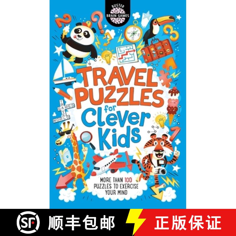 【2-3周达】Travel Puzzles for Clever Kids(r): Volume 9 [9781780555638]