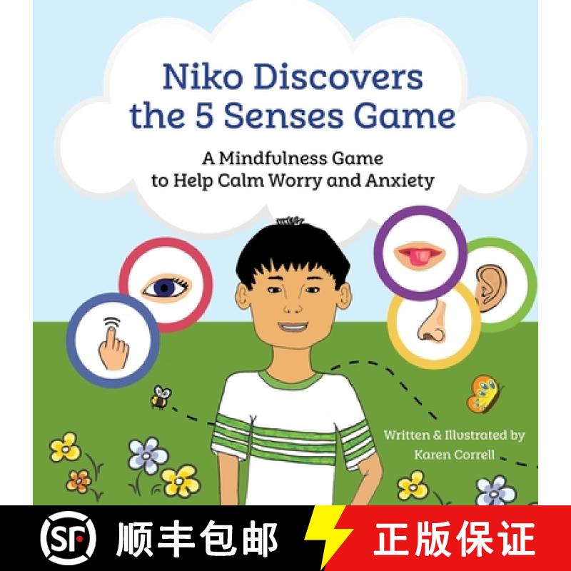 【3-4周达】Niko Discovers the 5 Senses Game: A mindfulness game to calm worry and anxiety [9781735860619]