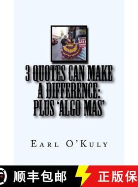 预订 3 Quotes CAN Make a Difference: Plus 'Algo Mas' [9780983690849]