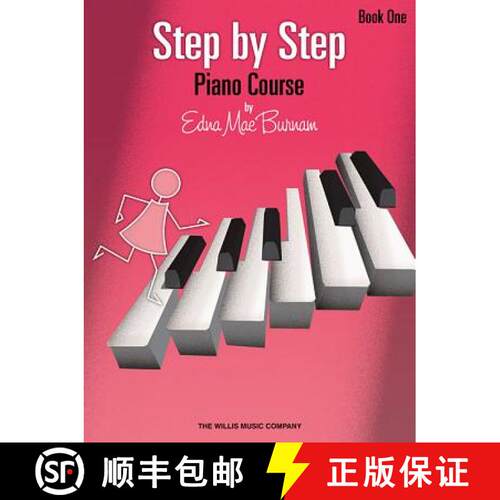 【3-4周达】Step by Step Piano Course - Book 1 by Edna Mae Burnam Beginner Piano Method for Early Elem... [9780877180364]