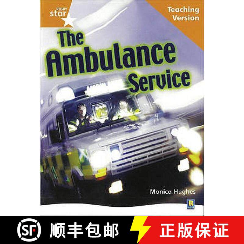 【3-4周达】Rigby Star Non-fiction Guided Reading Orange Level: The ambulance service Teaching Version [9780433049890]