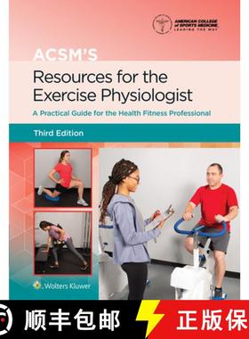 【3-4周达】ACSM's Resources for the Exercise Physiologist 3e Lippincott Connect Print Book and Digita... [9781975153168]