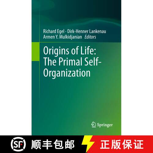 【3-4周达】精装 Origins of Life: The Primal Self-Organization [9783642216244]