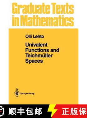 【3-4周达】Univalent Functions and Teichmueller Spaces [9781461386544]