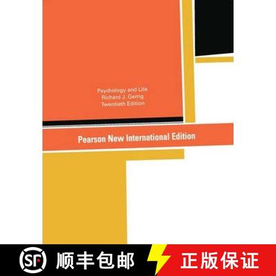 【3-4周达】Psychology and Life: Pearson New International Edition [9781292021621]