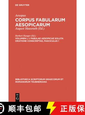 【3-4周达】Fabulae Aesopicae Soluta Oratione Conscriptae, Fasciculus 1 [9783110252491]