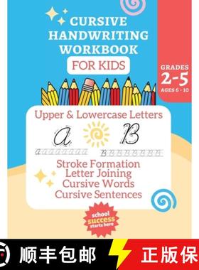 【3-4周达】Cursive Workbook Activity Book: Alphabet Learning for Kids Ages 6-10 [9785441840408]