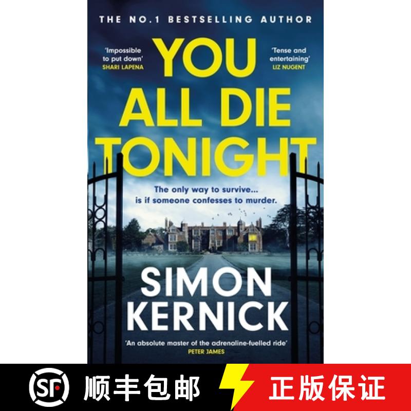 【2-3周达】You All Die Tonight : the twisting new thriller from the number one bestselling author [9781472292452]