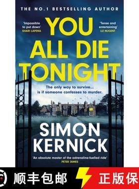 【3-4周达】You All Die Tonight : the twisting new thriller from the number one bestselling author [9781472292452]
