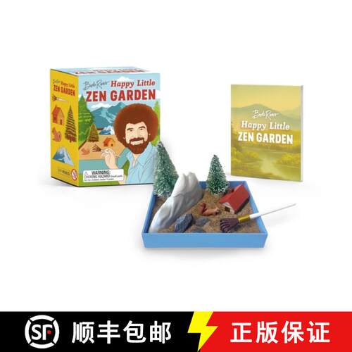 【3-4周达】Bob Ross Happy Little Zen Garden [9780762483051]