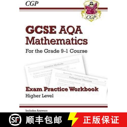 【3-4周达】GCSE Maths AQA Exam Practice Workbook: Higher - for the Grade 9-1 Course (includes Answers) [9781782943945]