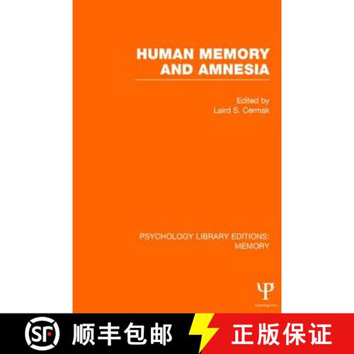 【3-4周达】精装 Human Memory and Amnesia (PLE: Memory) [9781848724051]