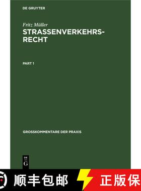 【3-4周达】Strassenverkehrsrecht: [Hauptbd.] [9783110988963]
