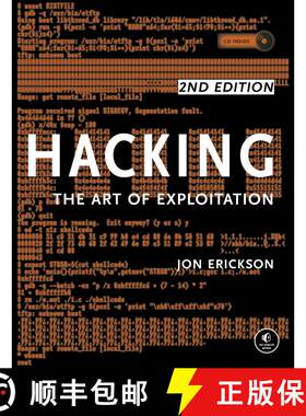 【3-4周达】Hacking: The Art of Exploitation, 2nd Edition [With CDROM] [9781593271442]