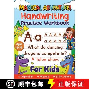 【3-4周达】Handwriting Practice Book for Kids Ages 6-10 (Magical Adventure): Printing Workbook, Trace... [9781088152201]