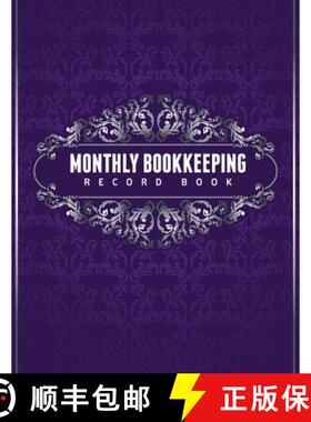 预订 Monthly Bookkeeping Record Book [9781633838451]