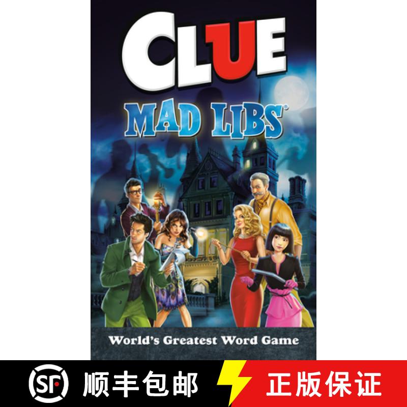 【3-4周达】Clue Mad Libs: World's Greatest Word Game [9780593222089]