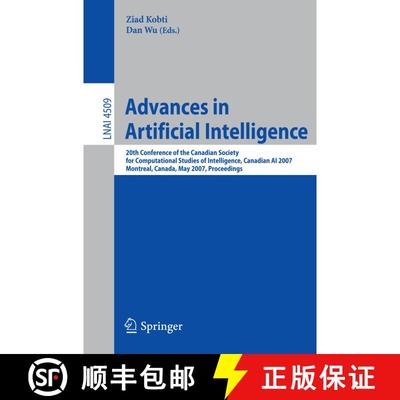 【3-4周达】Advances in Artificial Intelligence: 20th Conference of the Canadian Society for Computati... [9783540726647]