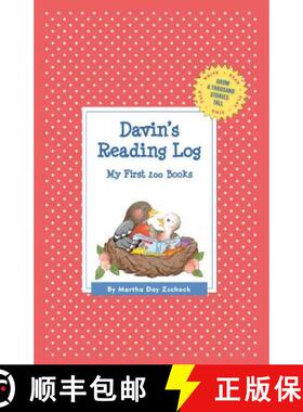 【3-4周达】精装 Davin's Reading Log: My First 200 Books (GATST) [9781516245376]