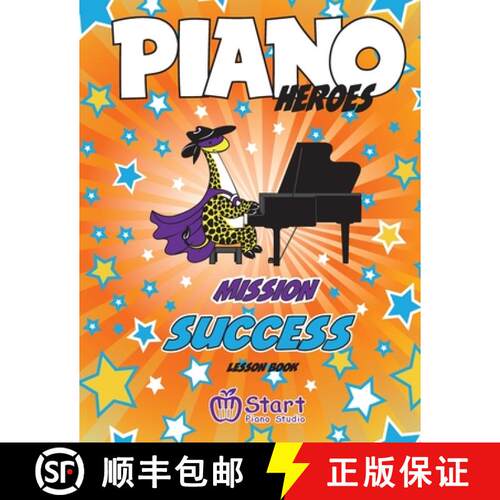 【3-4周达】Piano Heroes: Mission Success Lesson Book [9781999423469]