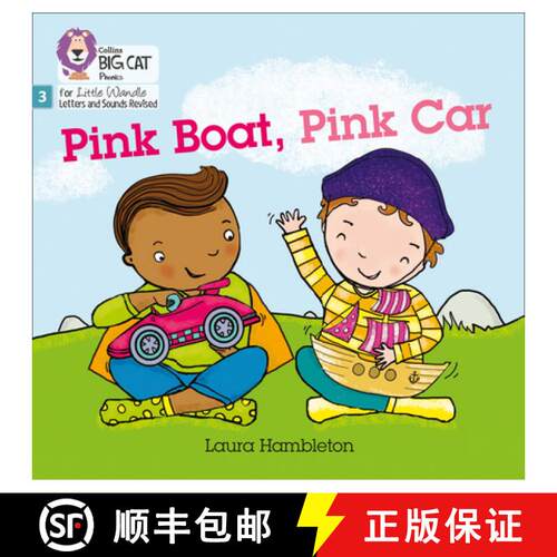 【3-4周达】Big Cat Phonics for Little Wandle Letters and Sounds Revised - Pink Boat, Pink Car: Phase 3 [9780008502386]