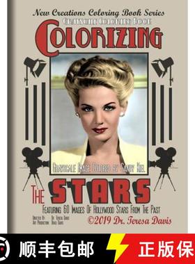 【3-4周达】New Creations Coloring Book Series: Colorizing The Stars [9781947121874]