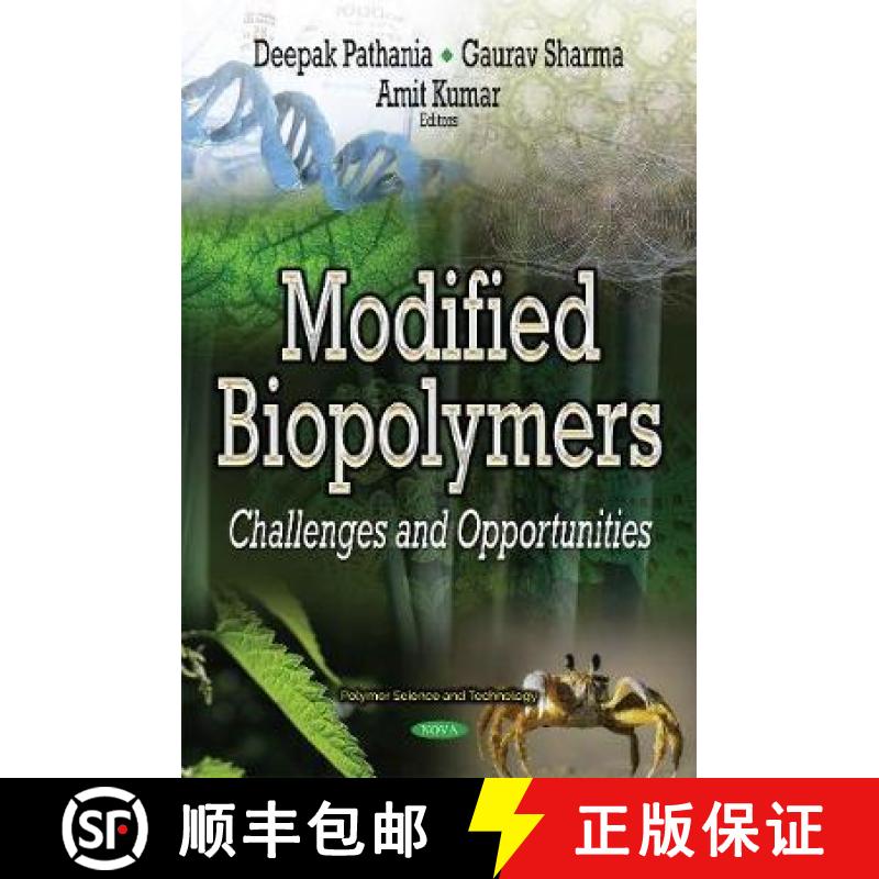 【3-4周达】Modified Biopolymers: Challenges and Opportunities [9781536121162]