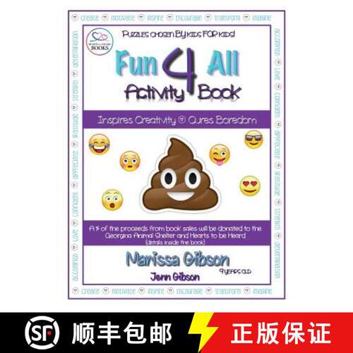 【3-4周达】Fun 4 All Activity Book: Inspires Creativity & Cures Boredom [9781988071930]